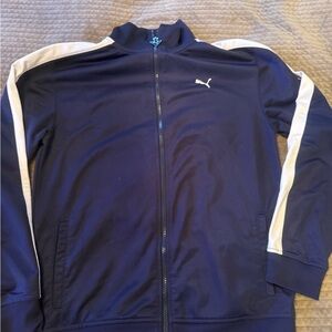 Puma Boy’s Navy Blue Track Jacket
